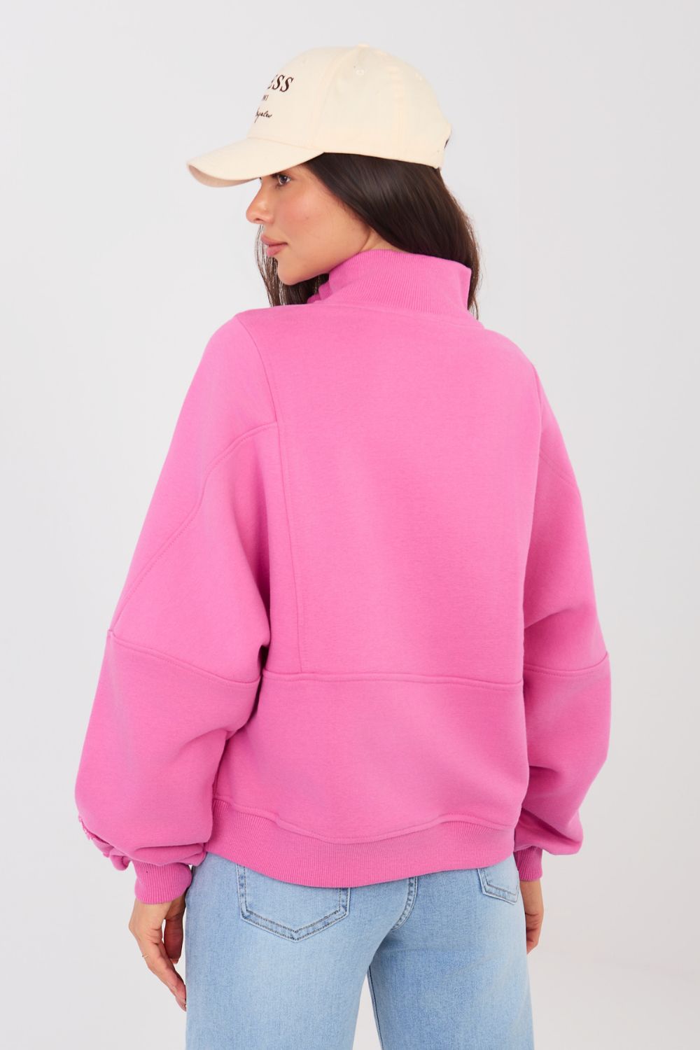 Bluza Damska Model NS-BL-NS2579.18 Dark Pink - Factory Price - obrazek 3