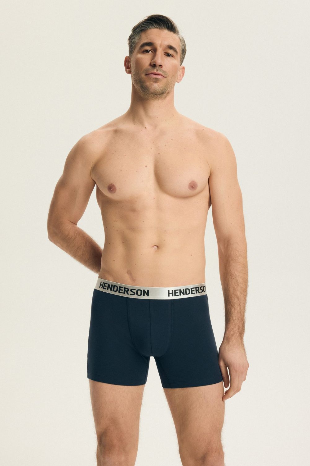 Komplet Bokserki Męskie Model Bow 44527 2pack Navy/Blue - Henderson - obrazek 3