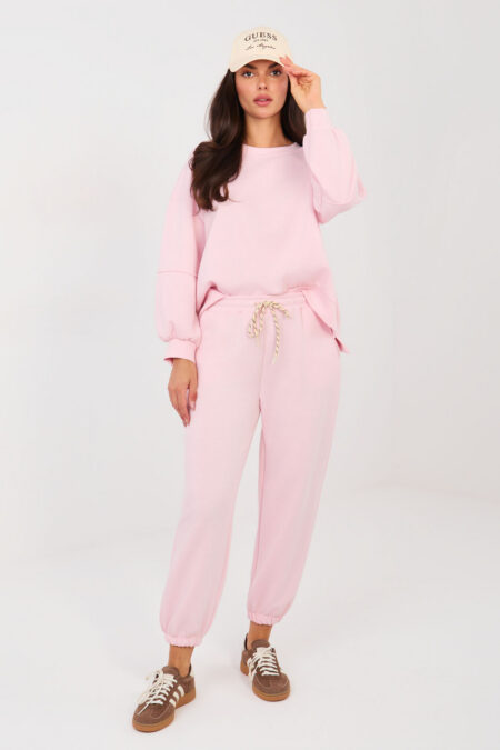 Spodnie Komplet Model IT-KMPL-9781.15 Light Pink - Italy Moda