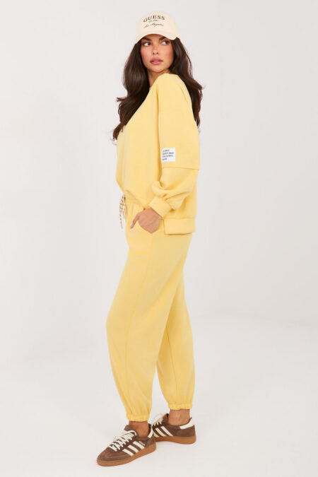Spodnie Komplet Model IT-KMPL-9781.15 Yellow - Italy Moda