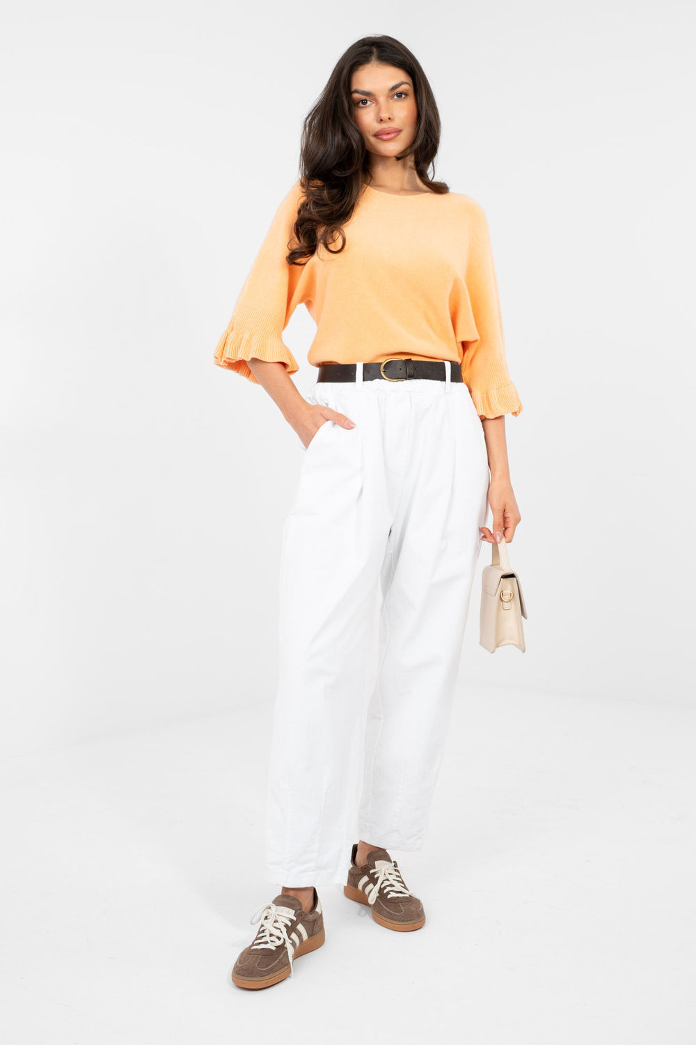 Spodnie Damskie Model MI-SP-2690.00 White - Italy Moda - obrazek 4