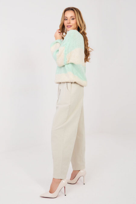 Spodnie Damskie Model MI-SP-2690.00 Light Beige - Italy Moda