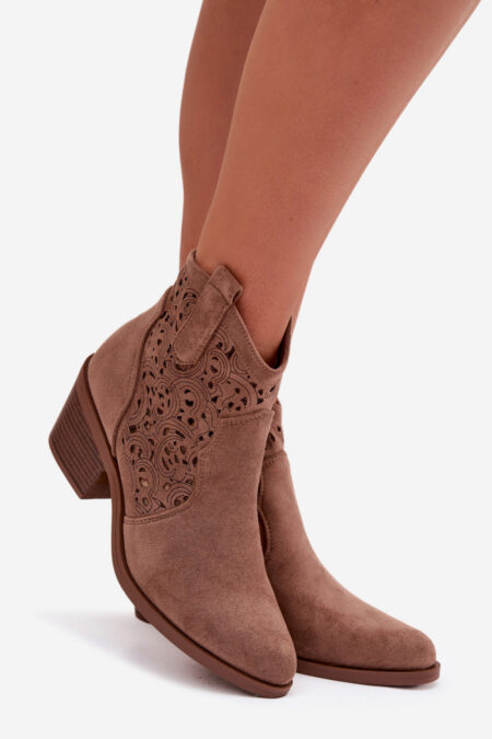 Botki Model S.Barski HY61-8012 Brown - Step in style