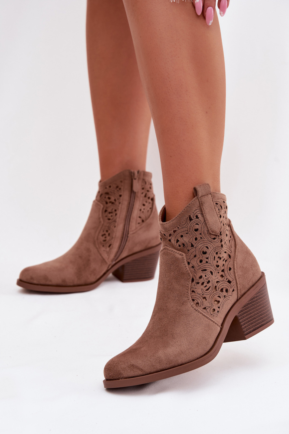 Botki Model S.Barski HY61-8012 Brown - Step in style - obrazek 3