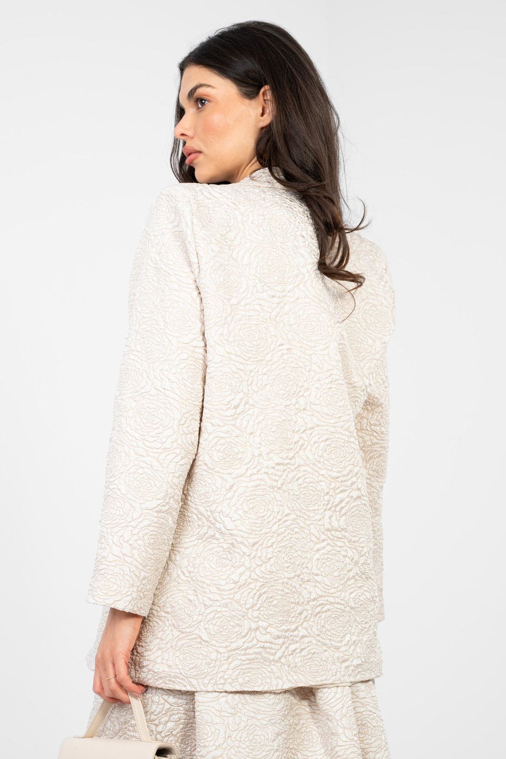 Marynarka Model IT-MA-21839.10 Light Beige - Rue Paris - obrazek 2