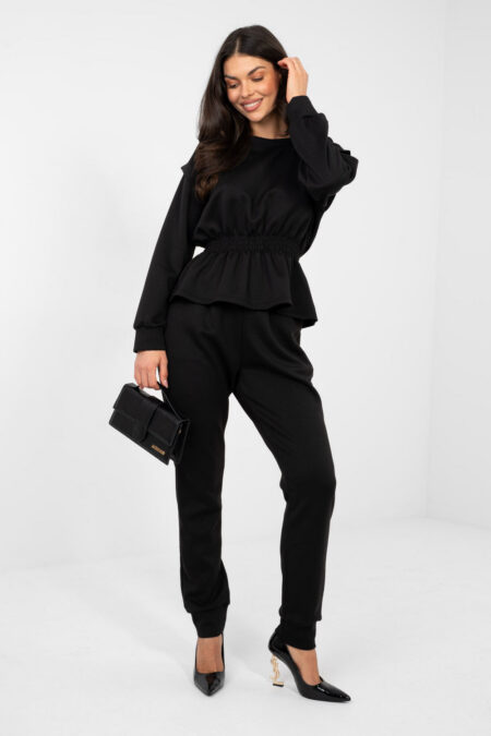 Spodnie Komplet Model IT-KMPL-22239.03 Black - Rue Paris