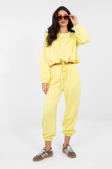 Spodnie Komplet Model IT-KMPL-10020.67 Light Yellow - Rue Paris