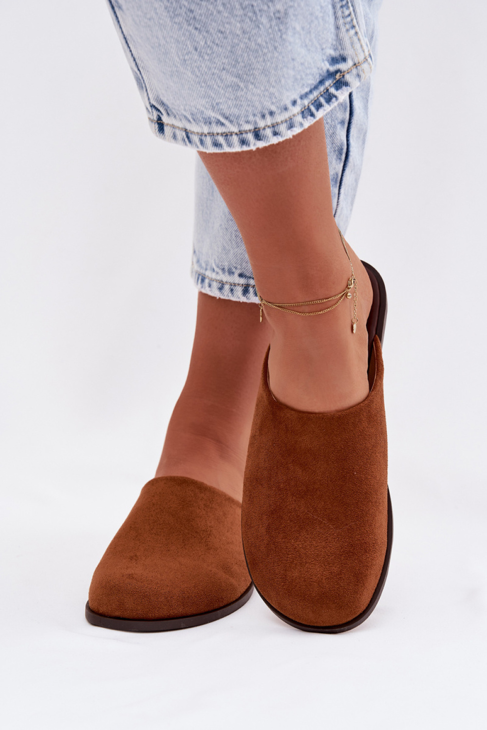 Sandał Klapki Model Veronelle DM505 Camel - Step in style - obrazek 3
