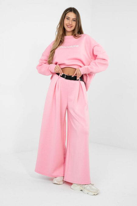 Spodnie Dresowe Model IT-SP-17872.29 Pink - Rue Paris