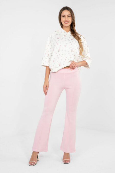 Spodnie Dresowe Model RV-DR-A1060.81 Light Pink - Rue Paris