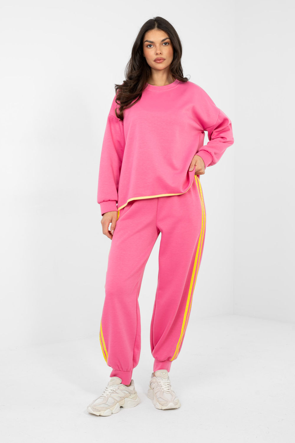Spodnie Komplet Model IT-KMPL-22216.75 Dark Pink - Rue Paris