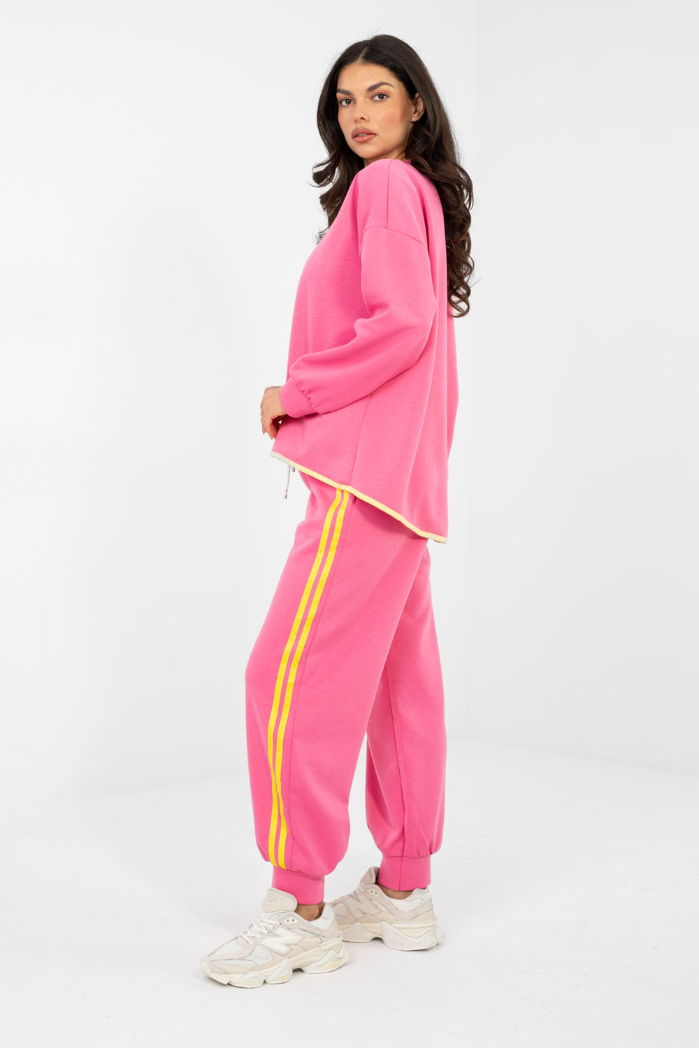 Spodnie Komplet Model IT-KMPL-22216.75 Dark Pink - Rue Paris - obrazek 2