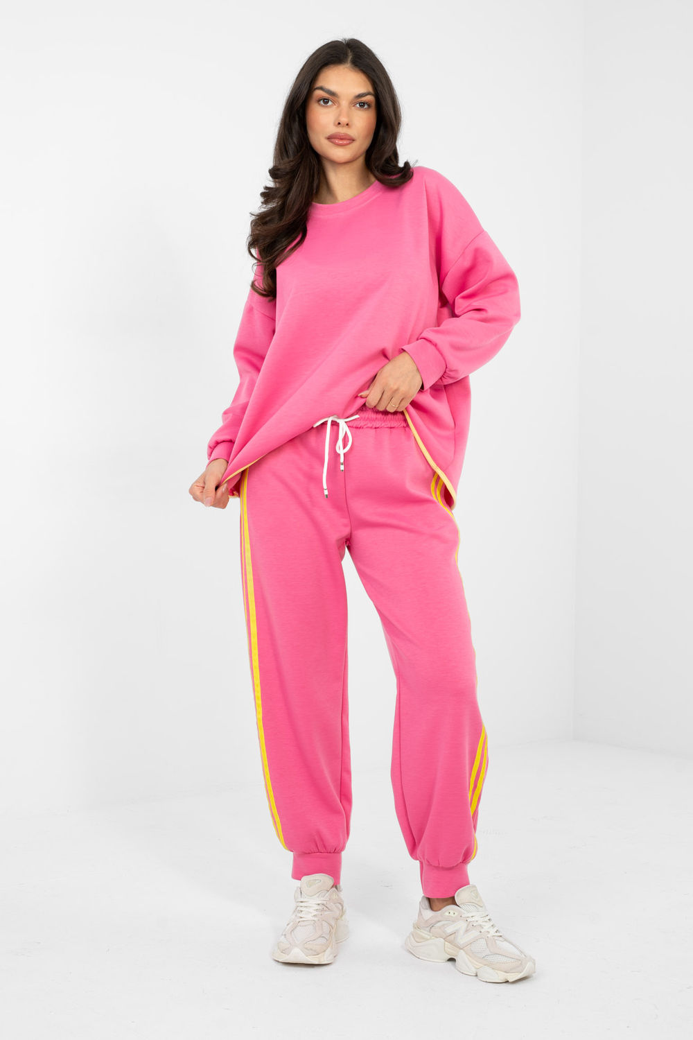 Spodnie Komplet Model IT-KMPL-22216.75 Dark Pink - Rue Paris - obrazek 3