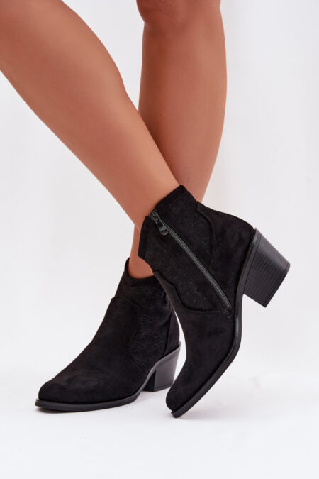 Botki Model S.Barski HY61-8013 Black - Step in style