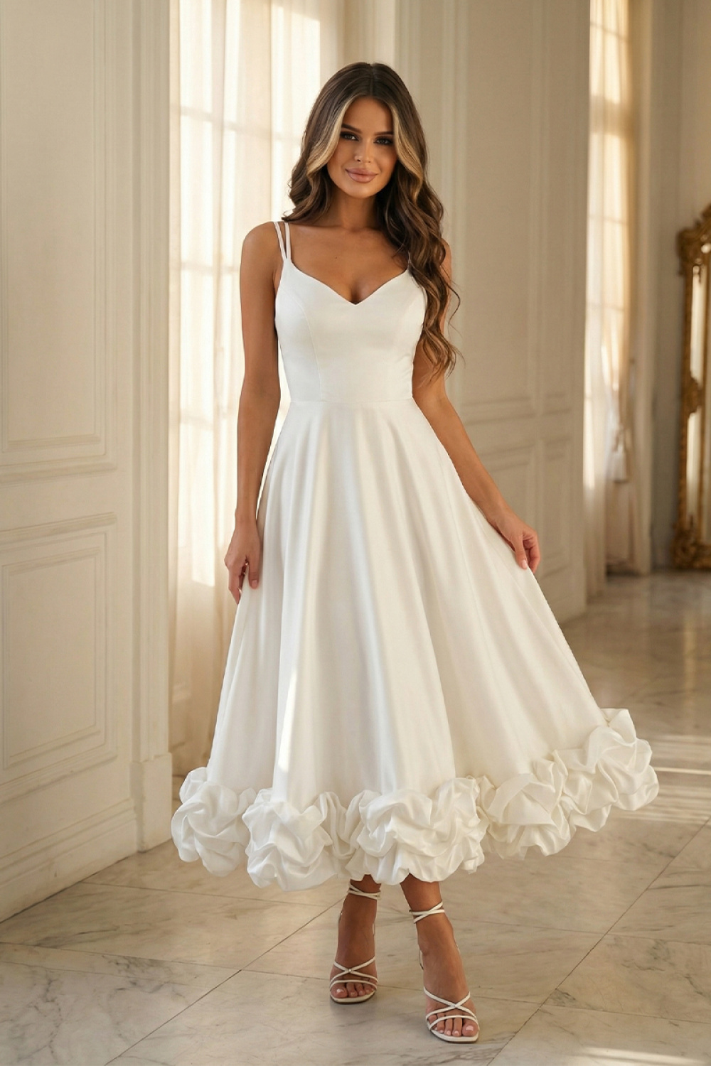 Sukienka Model 345-04 White - Bicotone