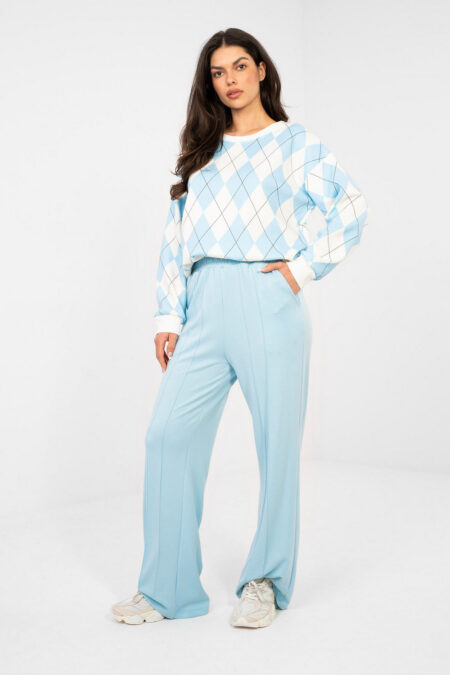 Spodnie Dresowe Model RV-DR-A1062.08 Light Blue - Rue Paris
