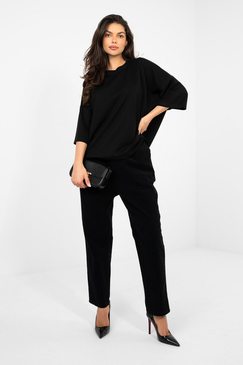 Bluzka Model RV-BZ-A1188.63 Black - Rue Paris - obrazek 2