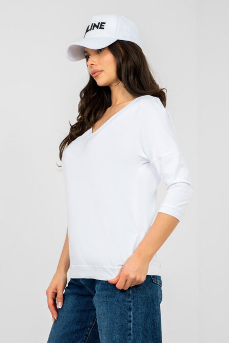 Bluzka Model RV-BZ-A1192.71 White - Rue Paris