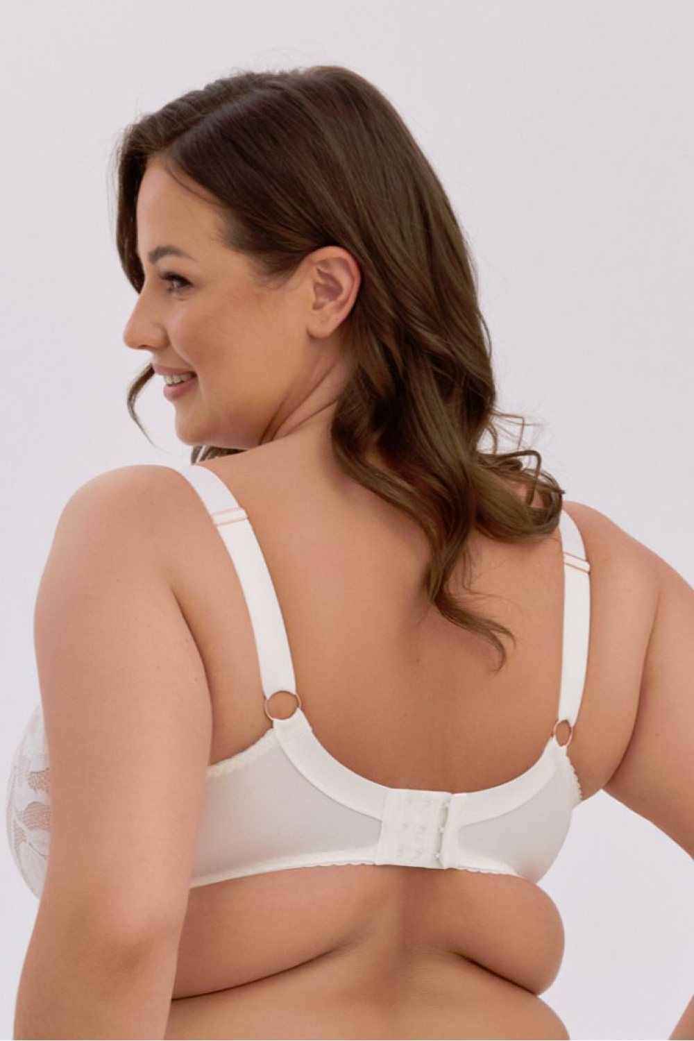 Biustonosz Soft Biustonosz Semi-Soft Model Keto 1134M Maxi Ecru/Mocca - Gaia - obrazek 3
