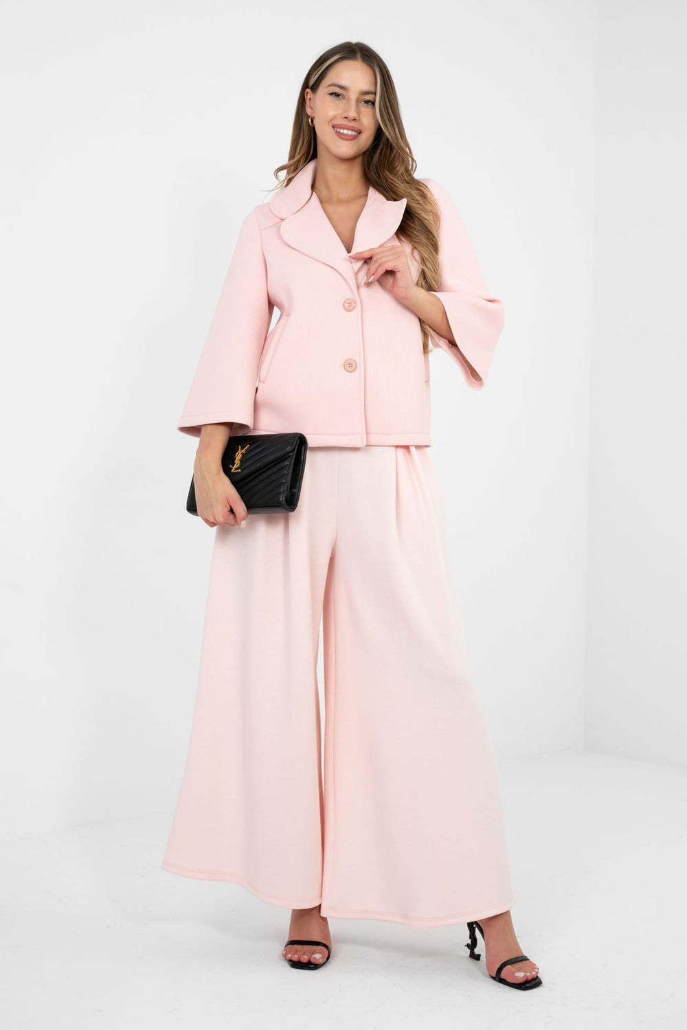 Płaszcz Damski Model IT-KR-95965.05 Light Pink - Factory Price - obrazek 2
