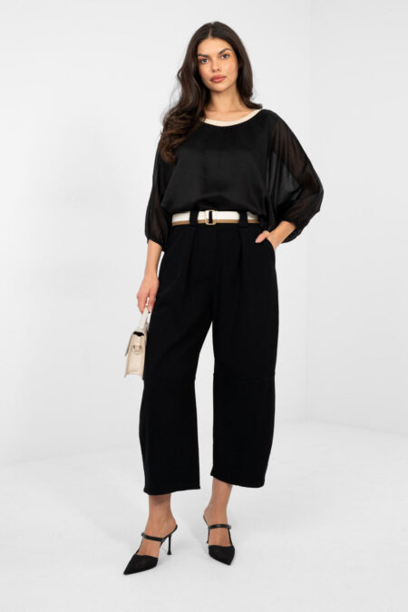 Spodnie Damskie Model IT-SP-FL9929-1.74 Black - Rue Paris