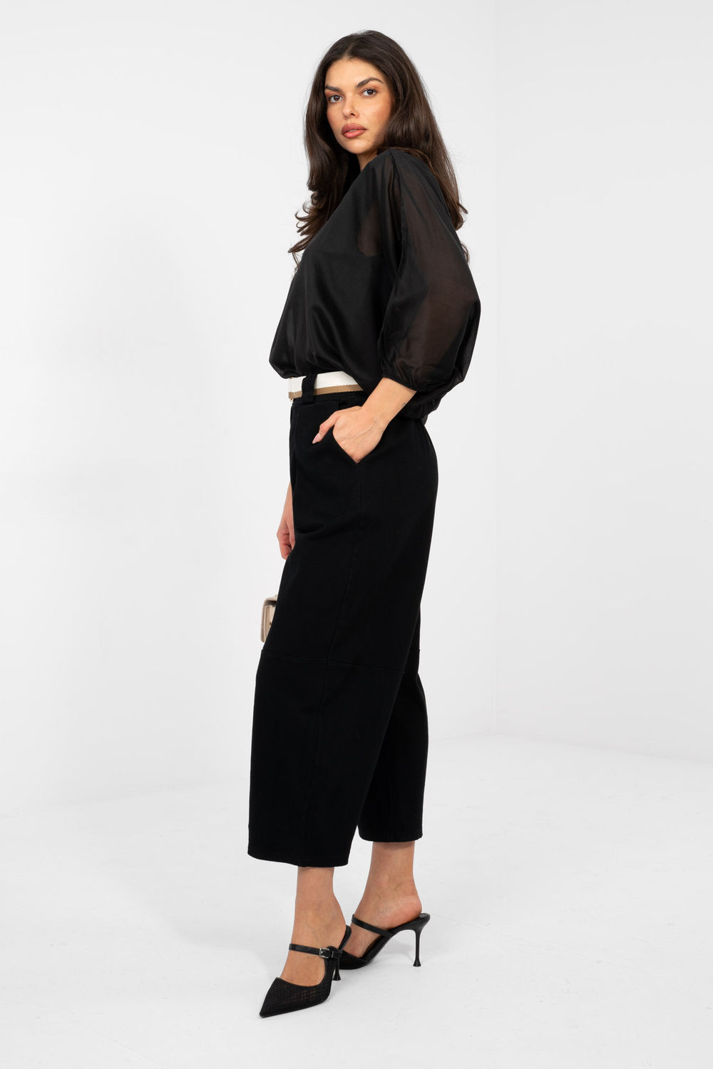 Spodnie Damskie Model IT-SP-FL9929-1.74 Black - Rue Paris - obrazek 2