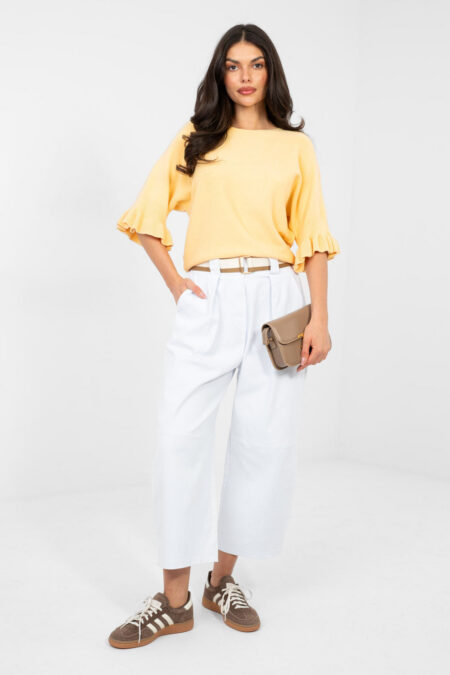 Spodnie Damskie Model IT-SP-FL9929-1.74 White - Rue Paris