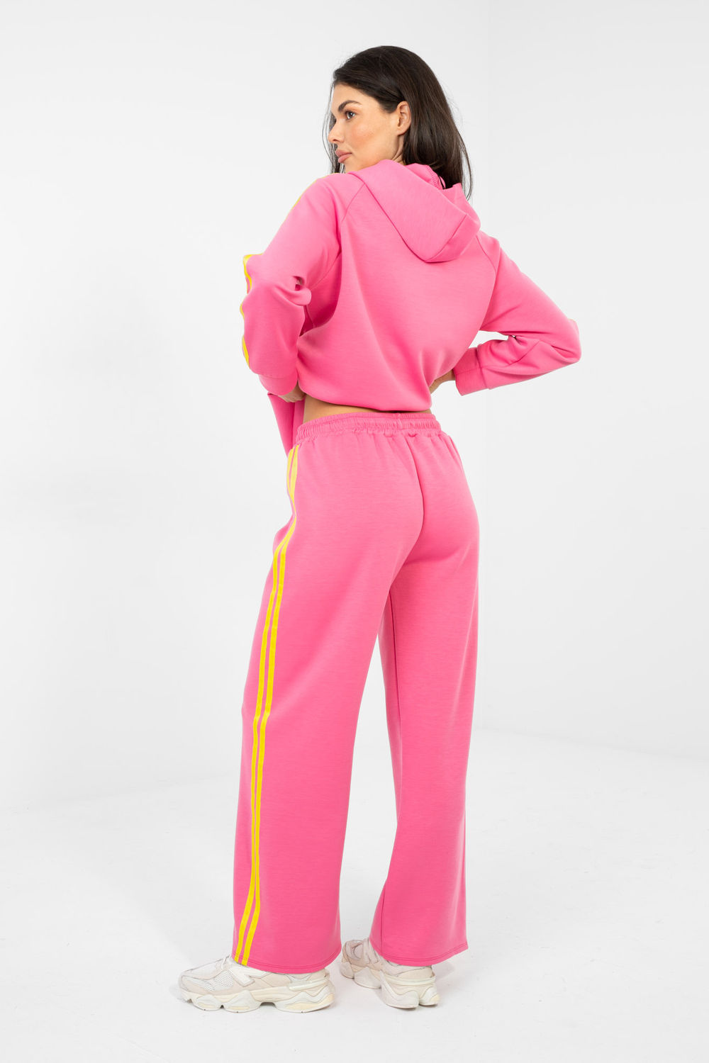 Spodnie Komplet Model IT-KMPL-21782.91 Dark Pink - Rue Paris - obrazek 3