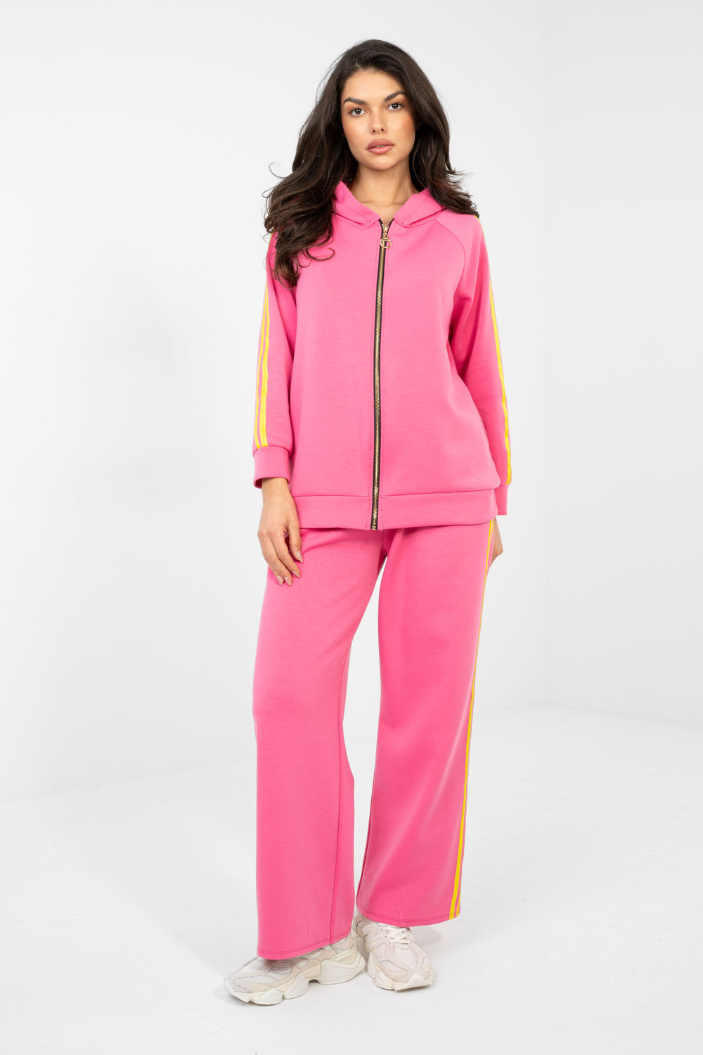 Spodnie Komplet Model IT-KMPL-21782.91 Dark Pink - Rue Paris - obrazek 4