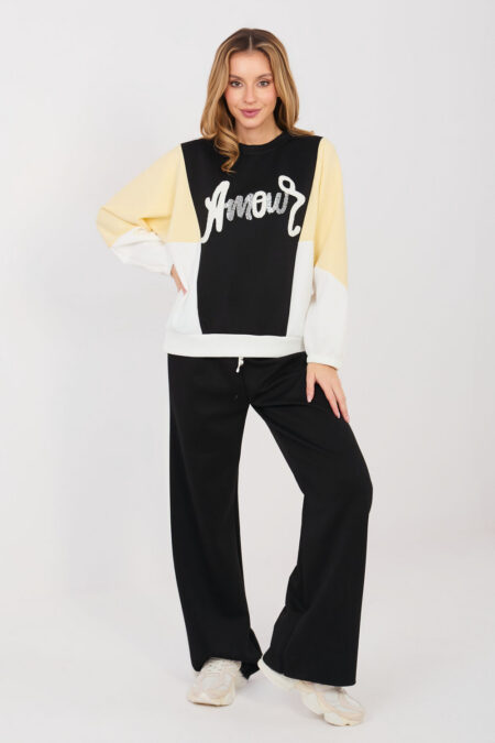 Spodnie Komplet Model IT-KMPL-22210.95 Black - Rue Paris
