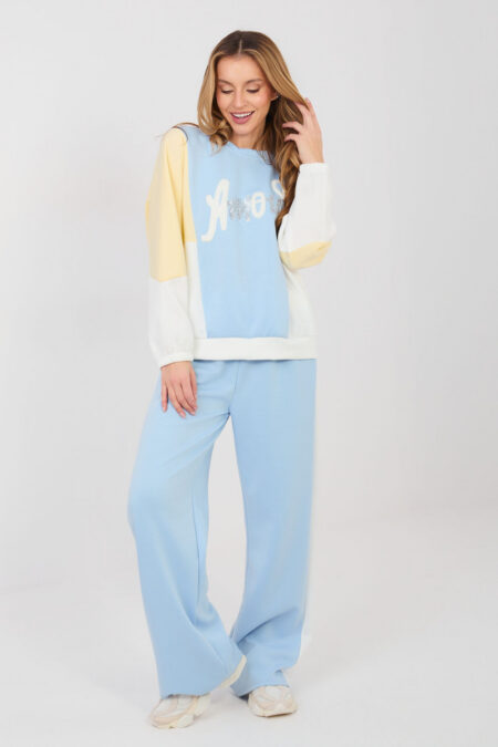 Spodnie Komplet Model IT-KMPL-22210.95 Light Blue - Rue Paris