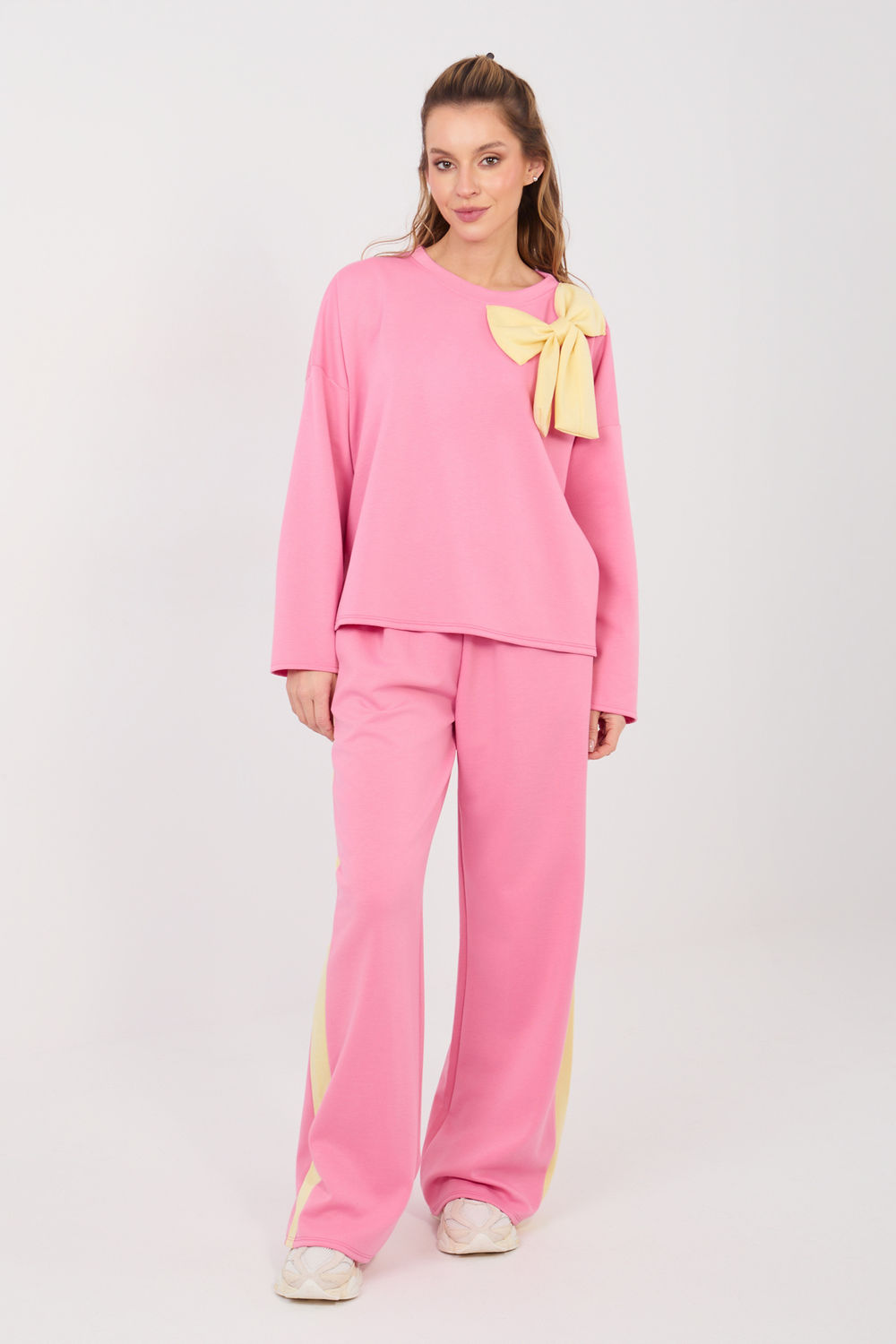 Spodnie Komplet Model IT-KMPL-22220.69 Dark Pink - Rue Paris