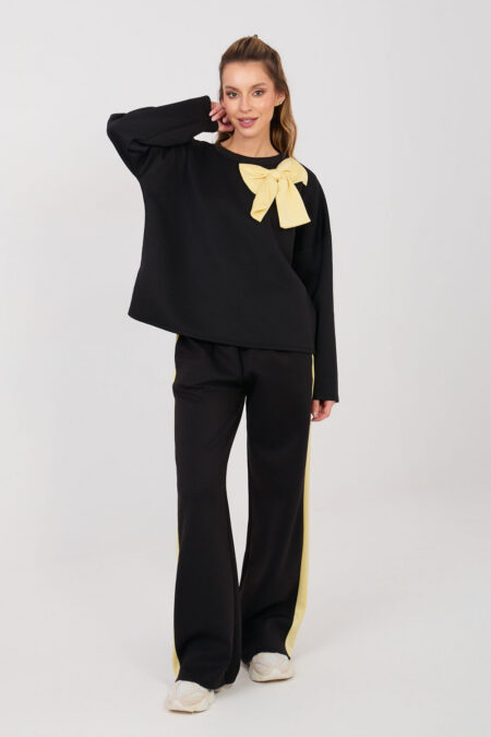 Spodnie Komplet Model IT-KMPL-22220.69 Black - Rue Paris