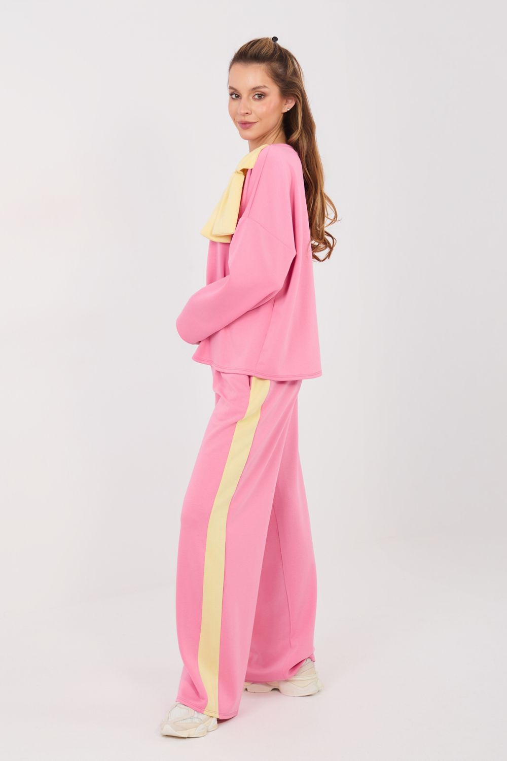 Spodnie Komplet Model IT-KMPL-22220.69 Dark Pink - Rue Paris - obrazek 2