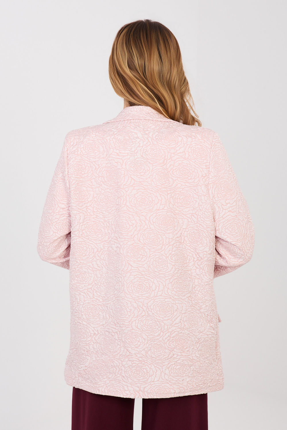 Marynarka Model IT-MA-21839.10 Light Pink - Rue Paris - obrazek 3