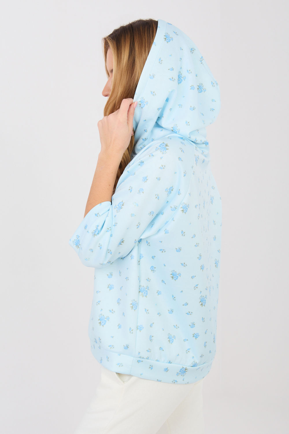 Bluza Damska Model IT-BZ-22278.74 Light Blue - Italy Moda - obrazek 2