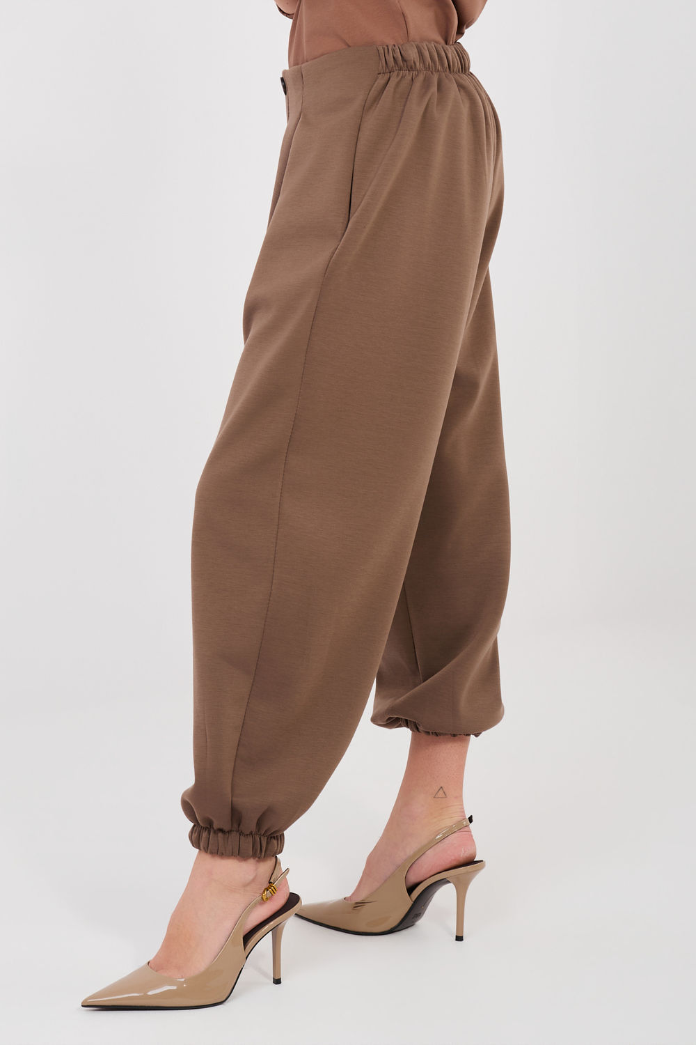 Spodnie Dresowe Model IT-SP-9995.16P Brown - Italy Moda - obrazek 4