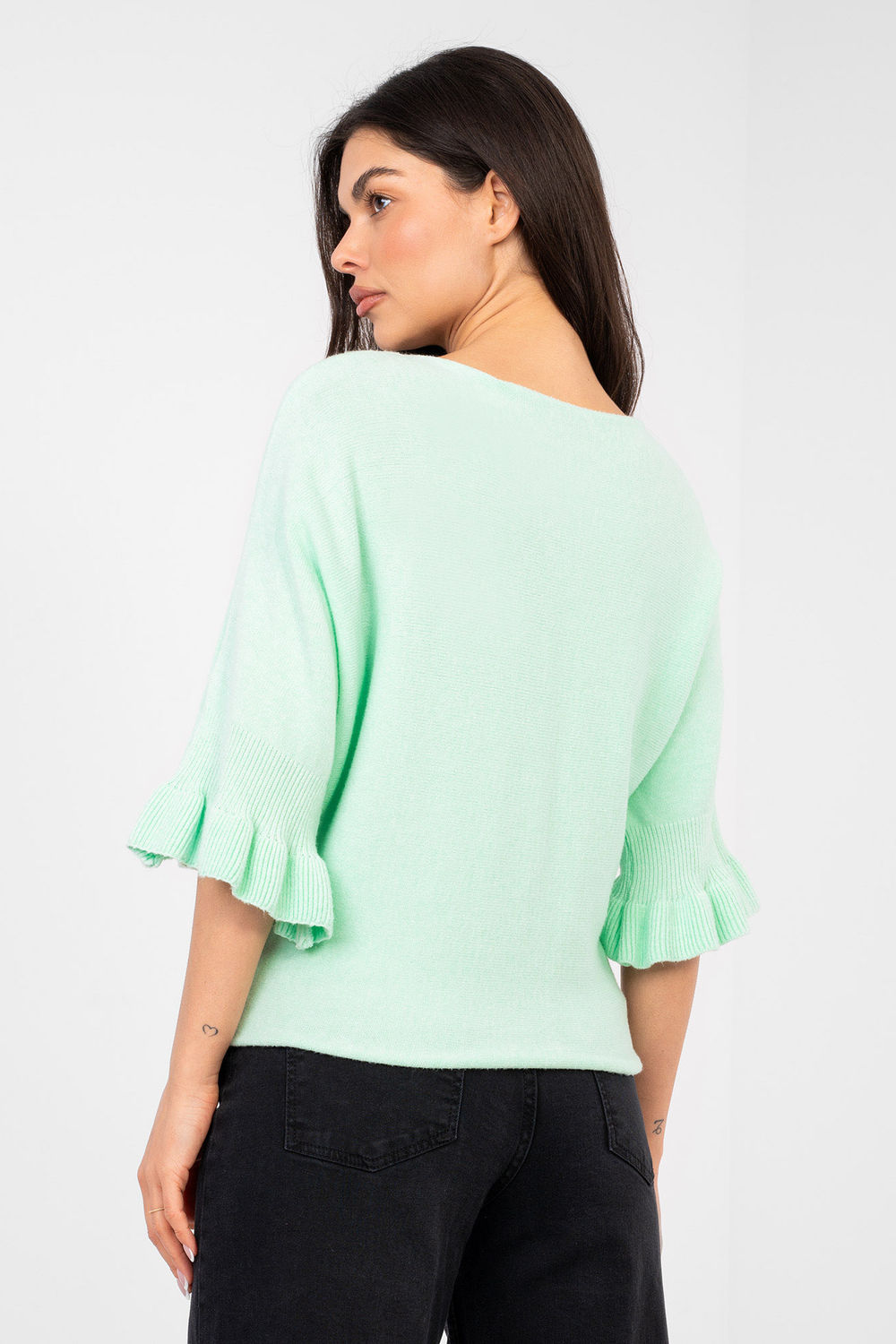 Sweter Damski Model IT-SW-99244.65 Mint - Italy Moda - obrazek 3