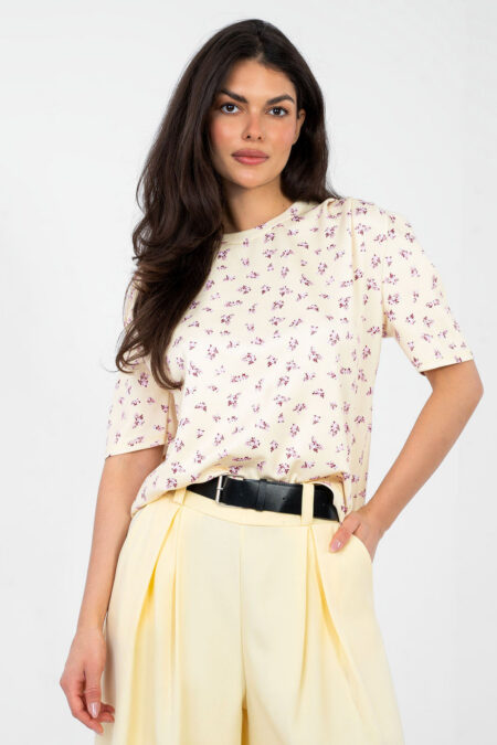 Bluzka Model MI-BZ-A2985.97 Light Yellow - Italy Moda