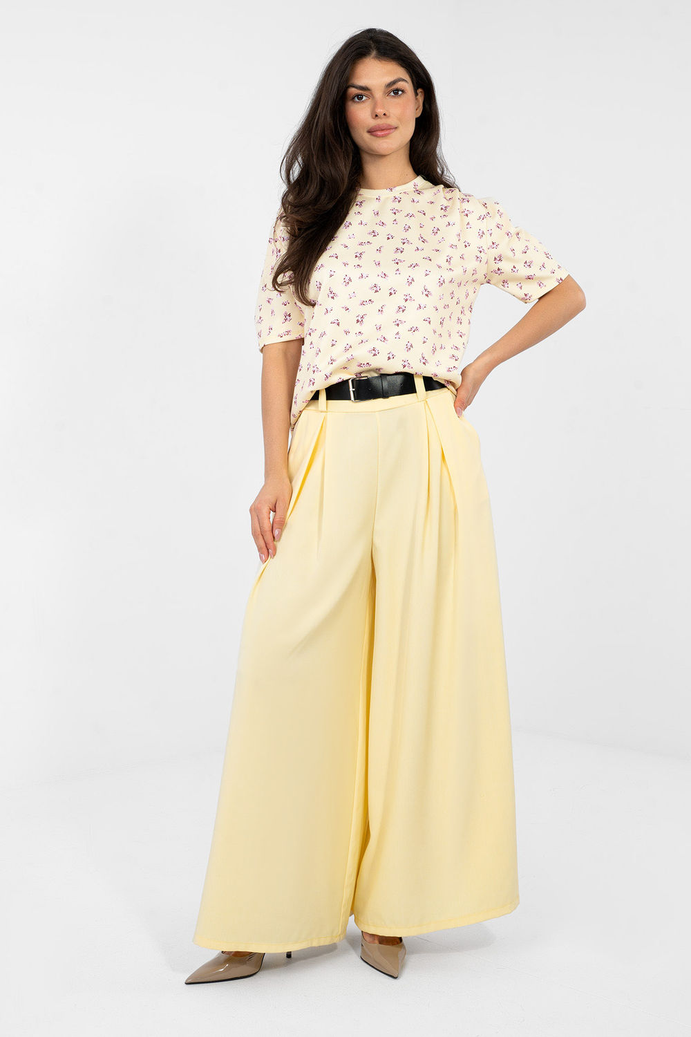 Bluzka Model MI-BZ-A2985.97 Light Yellow - Italy Moda - obrazek 2