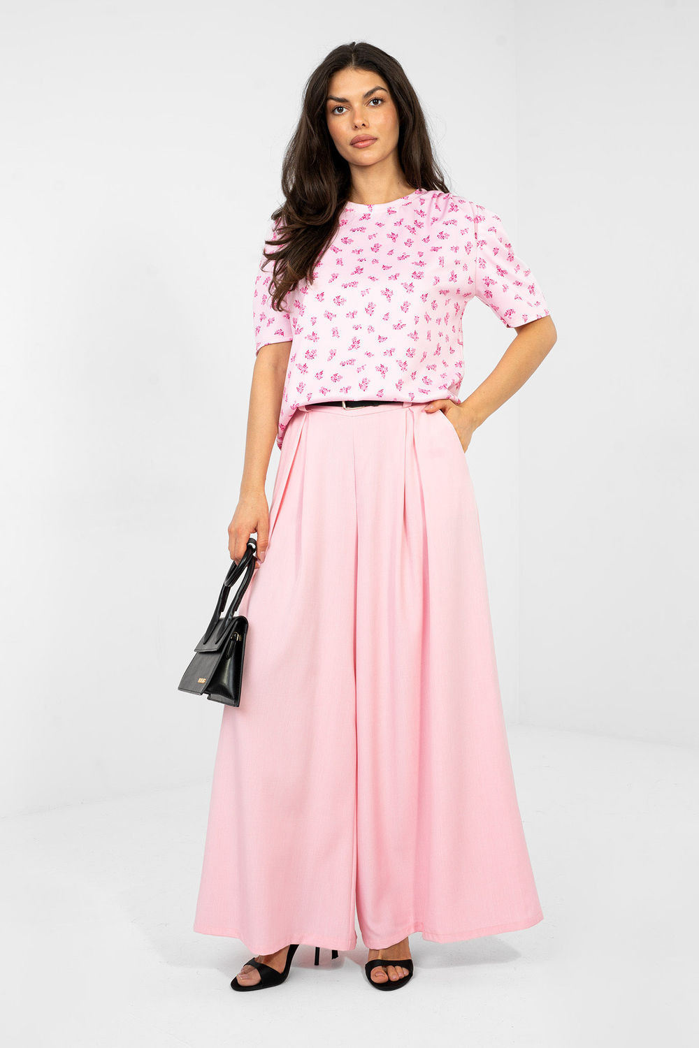 Bluzka Model MI-BZ-A2985.97 Light Pink - Italy Moda - obrazek 2