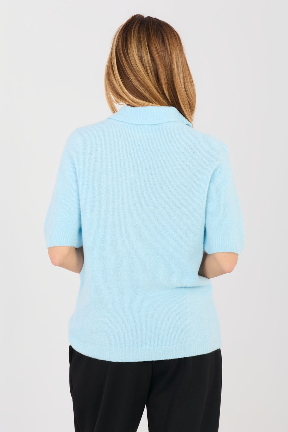 Sweter Damski Model MI-SW-0120.16 Light Blue - Italy Moda - obrazek 3
