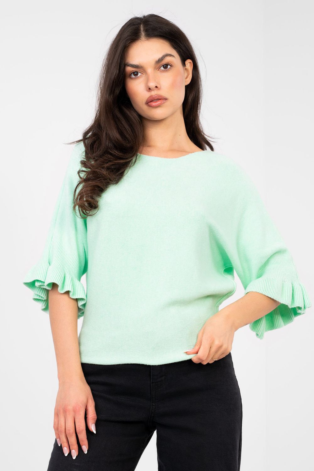Sweter Damski Model IT-SW-99244.65 Mint - Italy Moda - obrazek 4