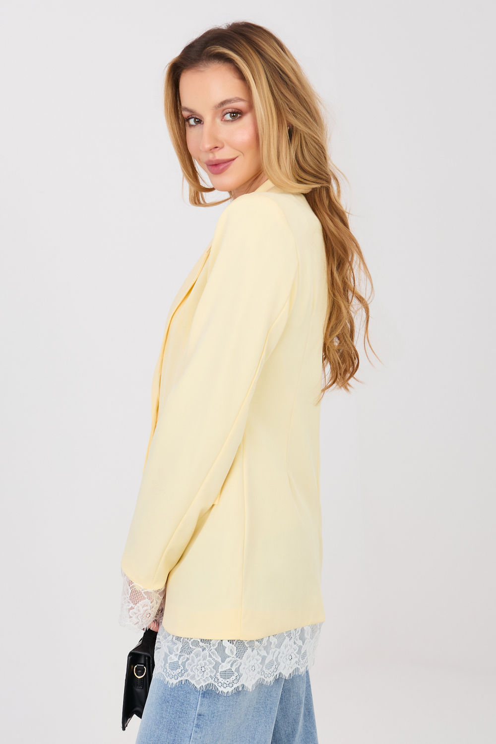 Marynarka Model IT-MA-60155.36 Light Yellow - Factory Price - obrazek 2