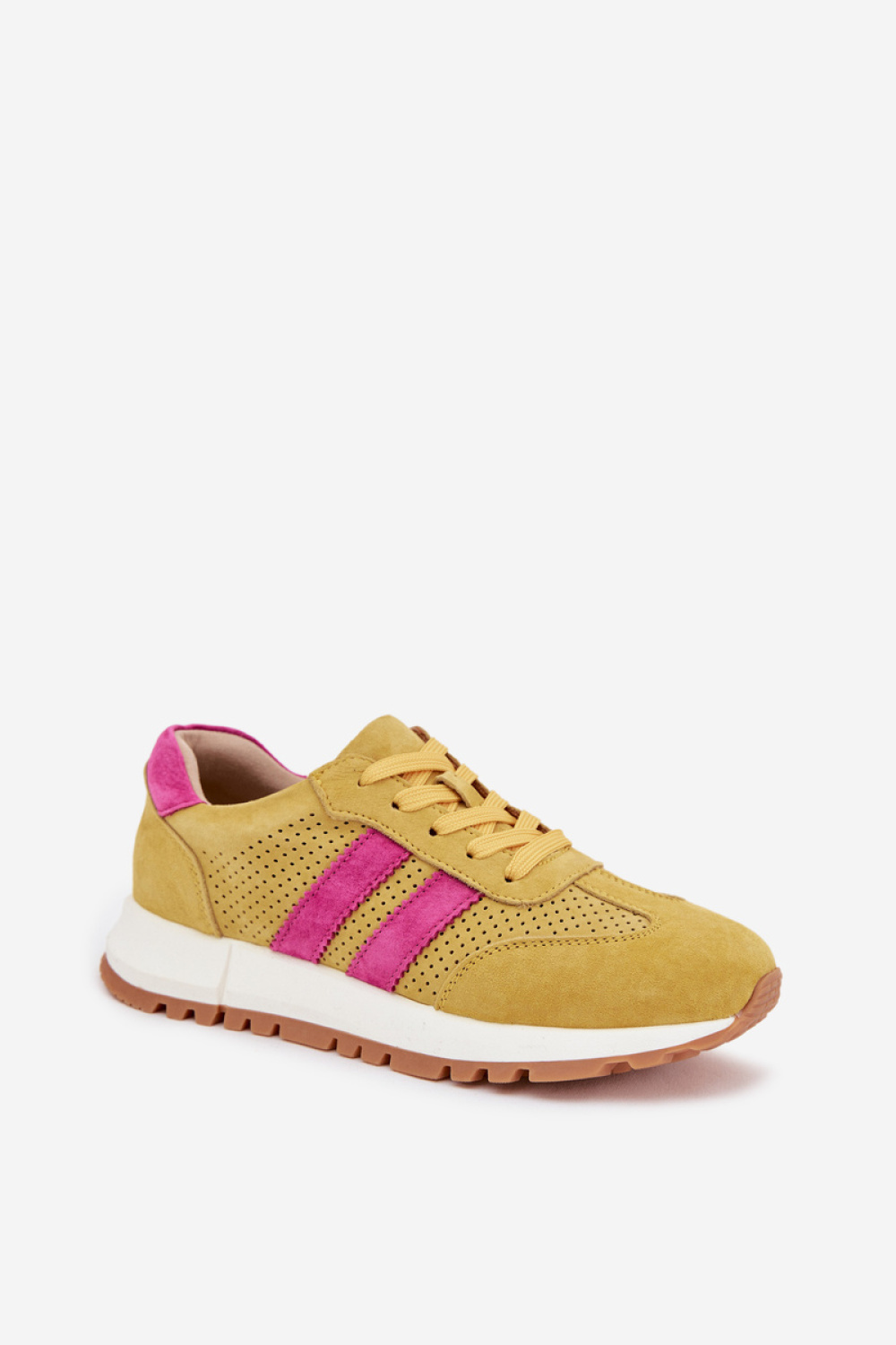 Buty Sportowe Model Marceline 26SP17-01 Yellow - Step in style - obrazek 2