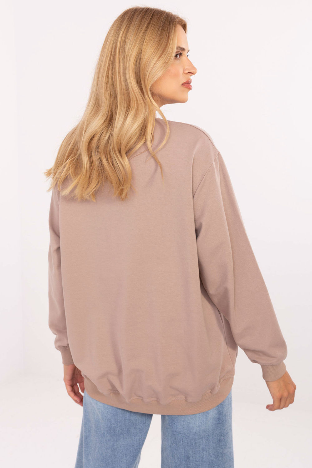 Bluza Damska Model RV-BL-5185.79P Dark Beige - BFG - obrazek 3