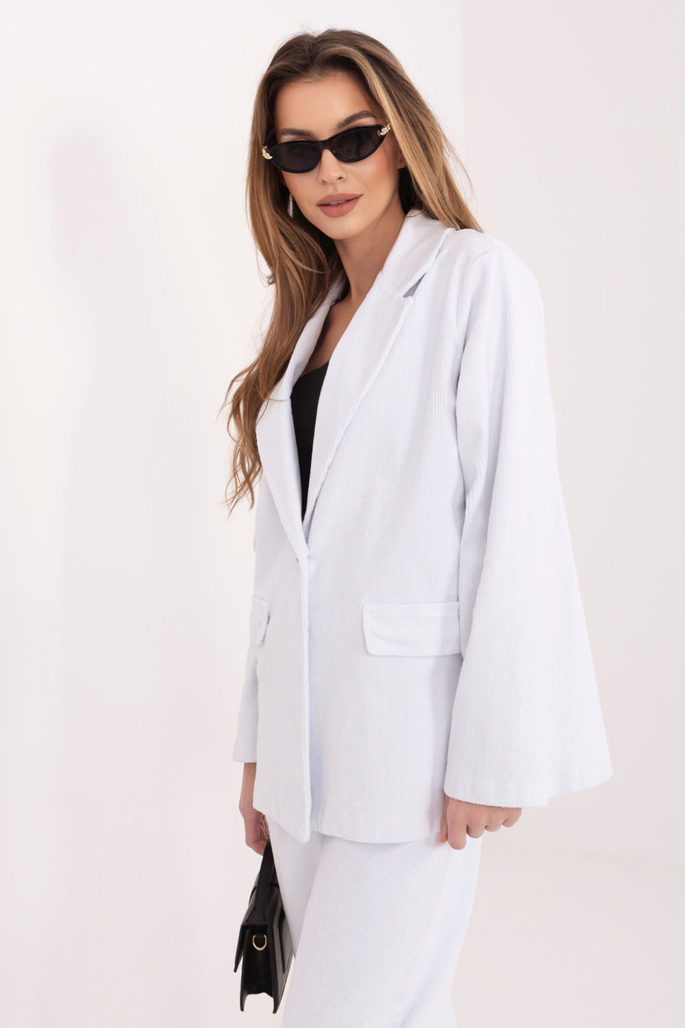 Marynarka Model IT-MA-FL9958.87 White - Rue Paris - obrazek 2