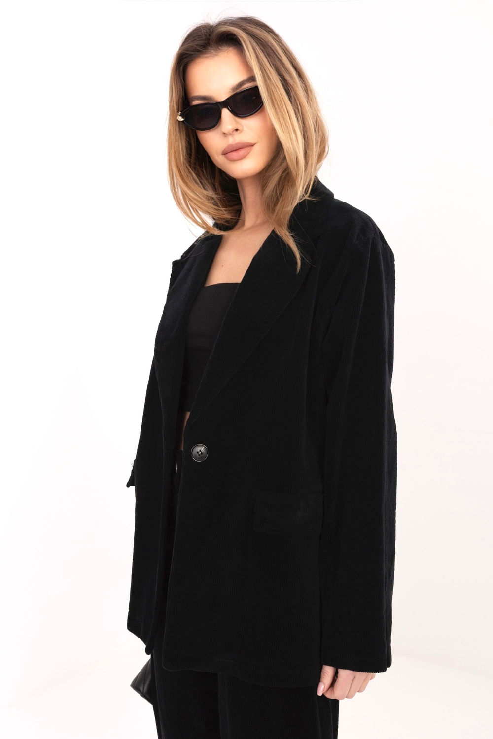 Marynarka Model IT-MA-FL9958.90 Black - Rue Paris - obrazek 3