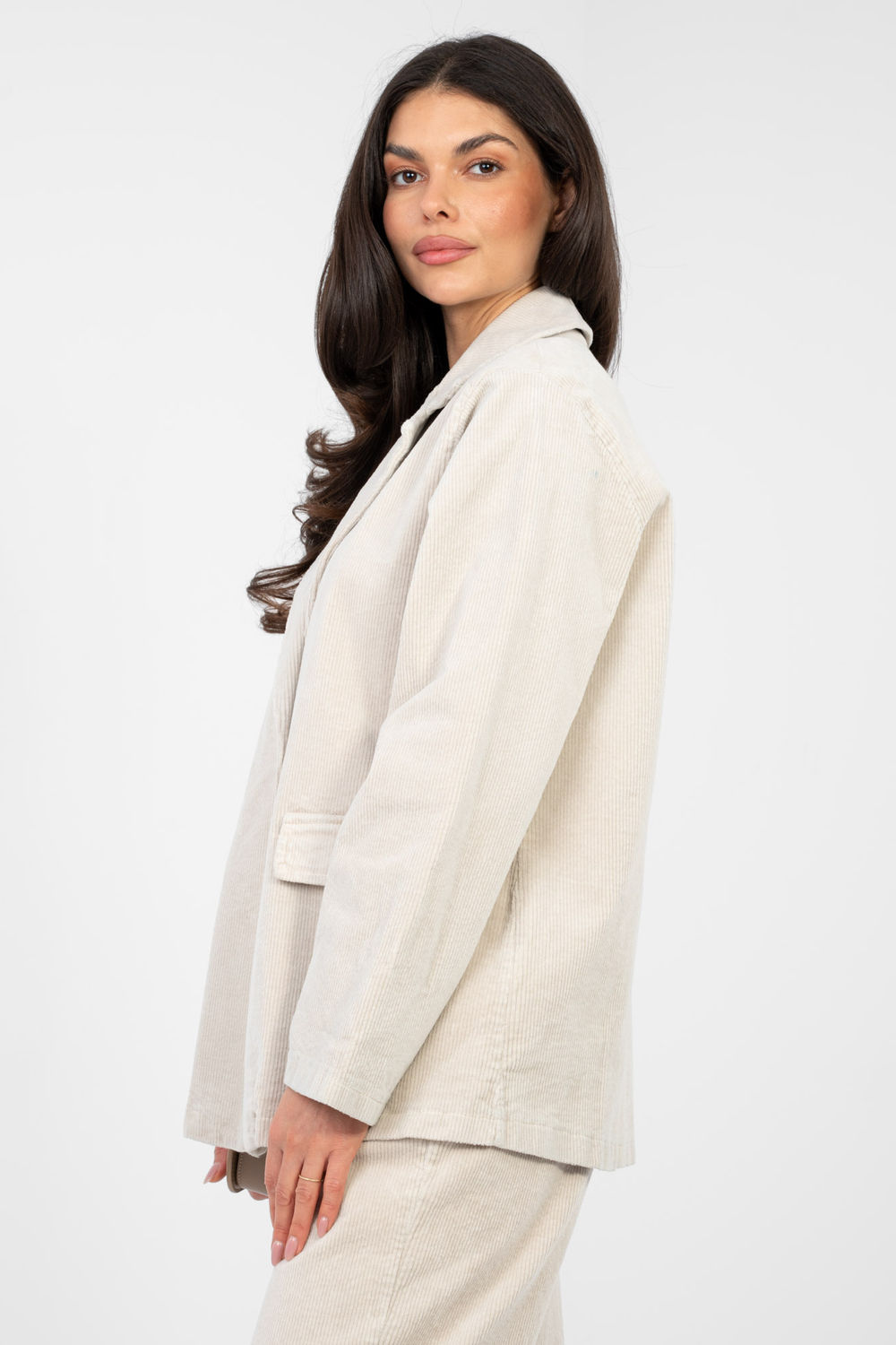 Marynarka Model IT-MA-FL9958.90 Light Beige - Rue Paris - obrazek 3