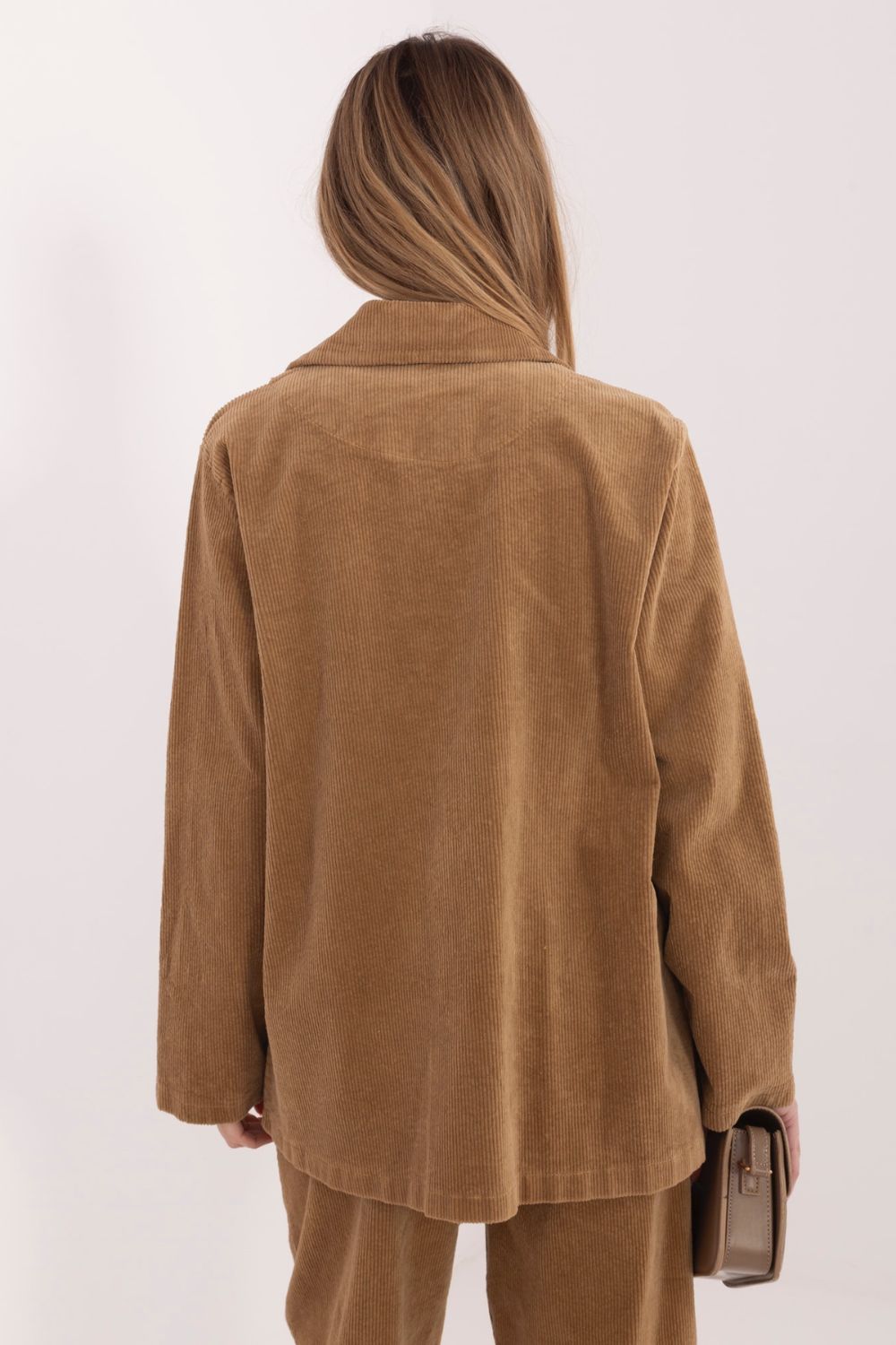 Marynarka Model IT-MA-FL9958.90 Camel - Rue Paris - obrazek 3